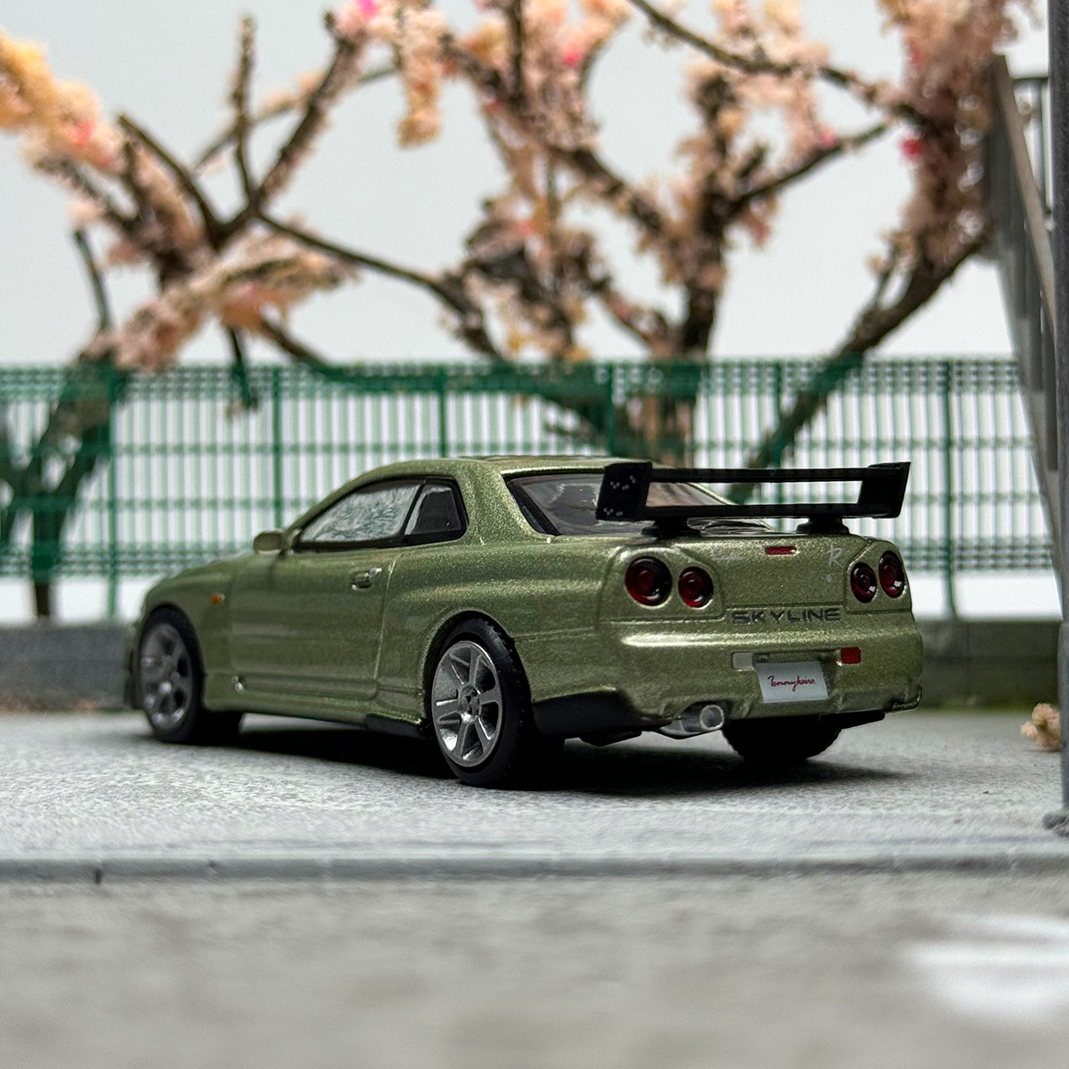 MINIGT 1:64 #697 Nissan Skyline GTR R34 Alloy car model