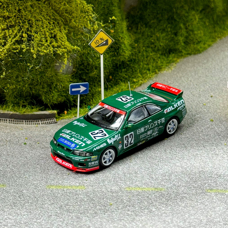 INNO 1:64 Nissan Skyline GT-R R33 Tokachi 24H 1996 #32