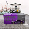 MINIGT 1:64 Nissan Skyline GT-R Tommykaira R-z Midnight Purple Alloy car model