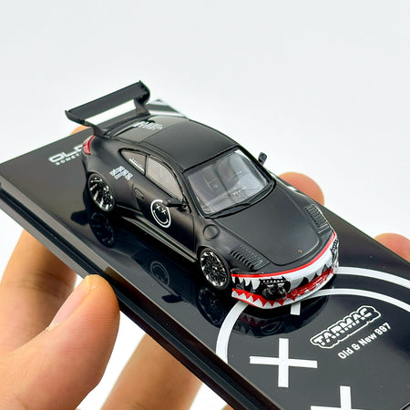 Tarmac Works TW 1:64 Porsche 911 997 OLD&NEW Alloy car model