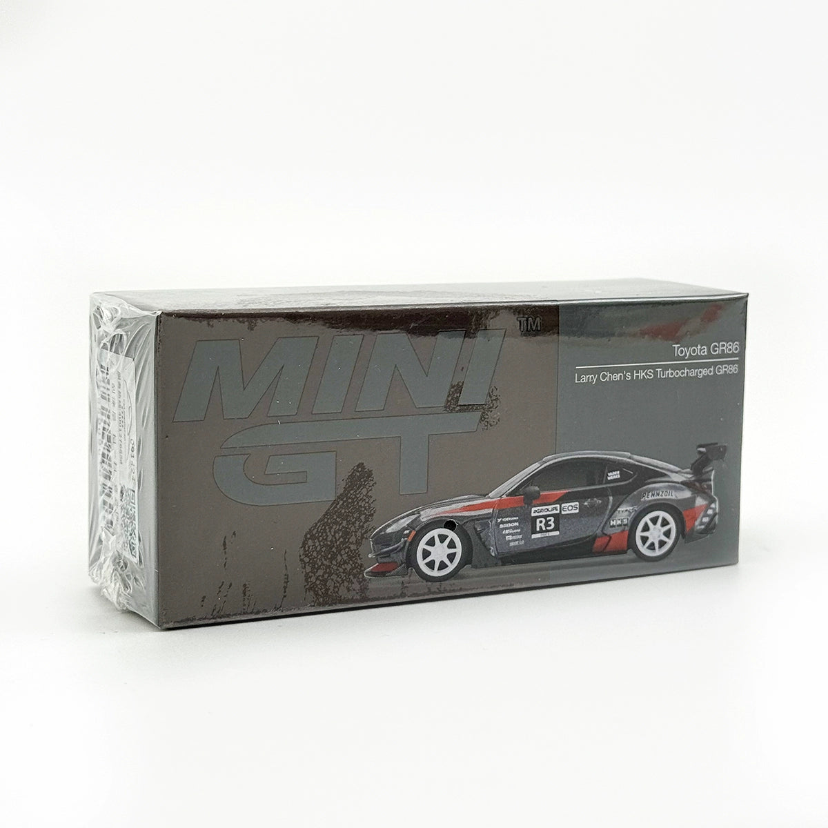 MINIGT 1:64 #820 TOYOTA GR86 HKS R3 Alloy car model