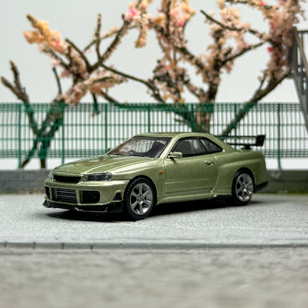MINIGT 1:64 #697 Nissan Skyline GTR R34 Alloy car model