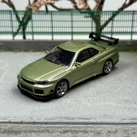 MINIGT 1:64 #697 Nissan Skyline GTR R34 Alloy car model