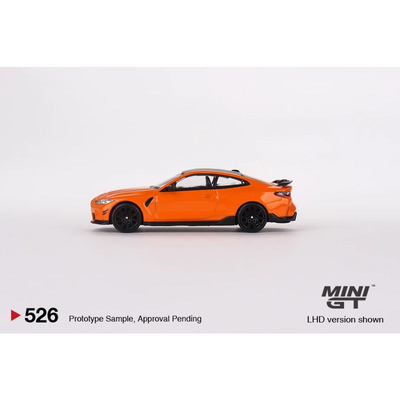 MINIGT 1:64 BMW M4 M-Performance (G82)  Fire Orange Alloy car model