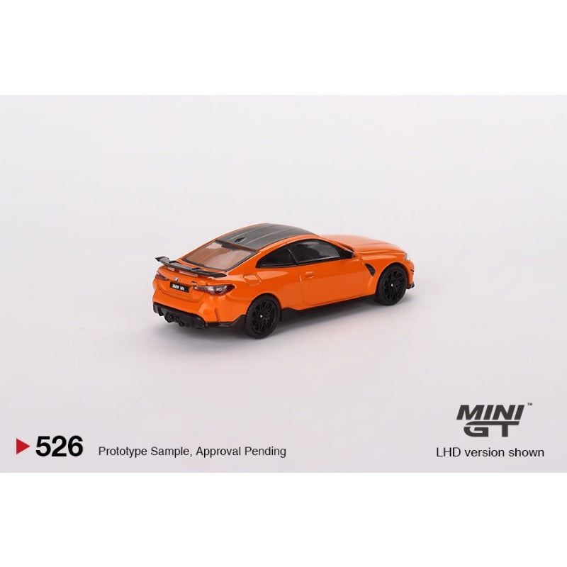 MINIGT 1:64 BMW M4 M-Performance (G82)  Fire Orange Alloy car model
