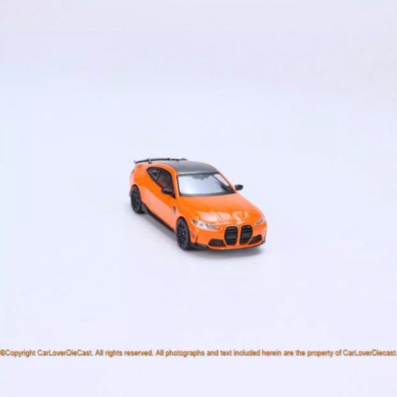 MINIGT 1:64 BMW M4 M-Performance (G82)  Fire Orange Alloy car model