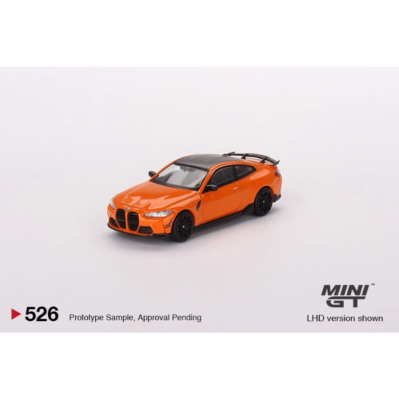 MINIGT 1:64 BMW M4 M-Performance (G82)  Fire Orange Alloy car model