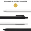 Youpin KACO Gel Pen 0.5mm Black White Color Ink Refills ABS Plastic Pen Write Length 400MM Smoothly Write For Office Study