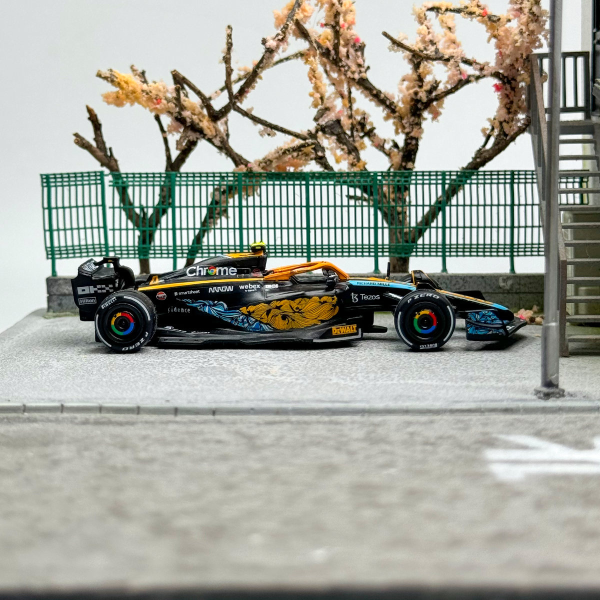 TW Tarmac Works 1:64 McLaren MCL36 Abu Dhabi Grand Prix 2022 Lando Norris F1 Alloy car model