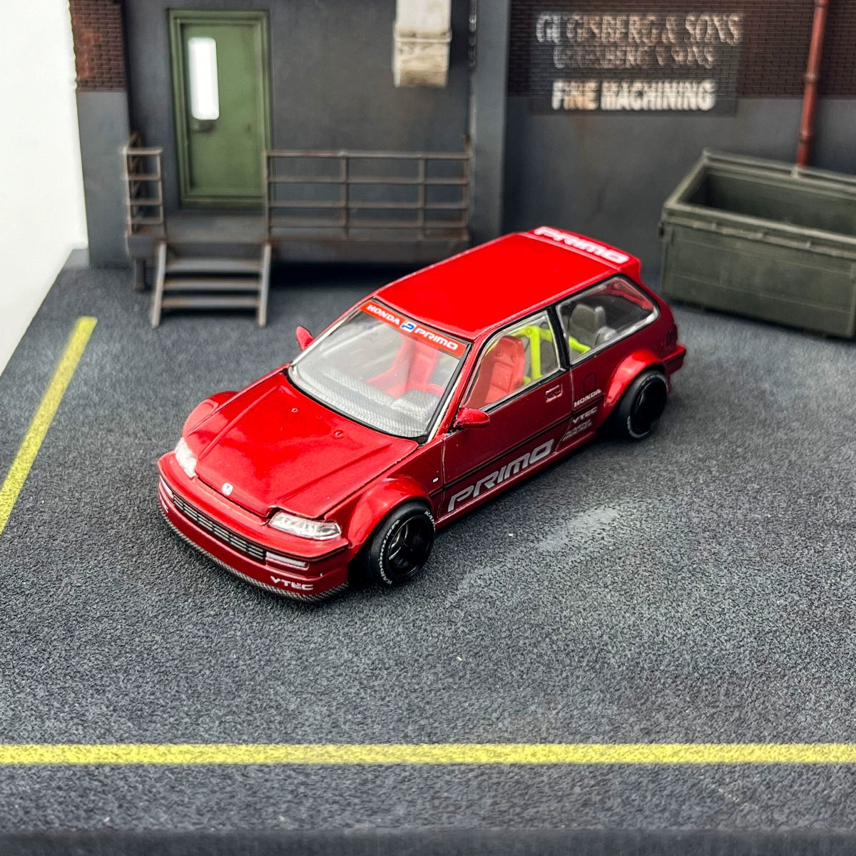 MINIGT #156 KAIDO HOUSE 1:64 Honda Civic EF Alloy car model
