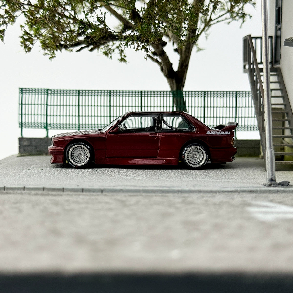 Kaido House MINIGT 1:64 #162 M3 E30 V1 RED  Alloy car model