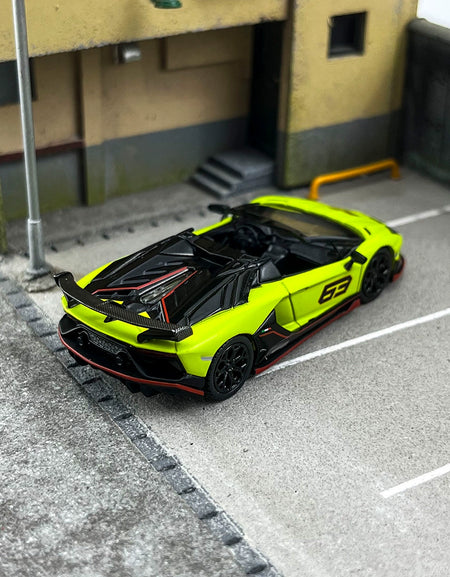 MINIGT 1:64 #887 Lamborghini Aventador SVJ 63 Alloy car model