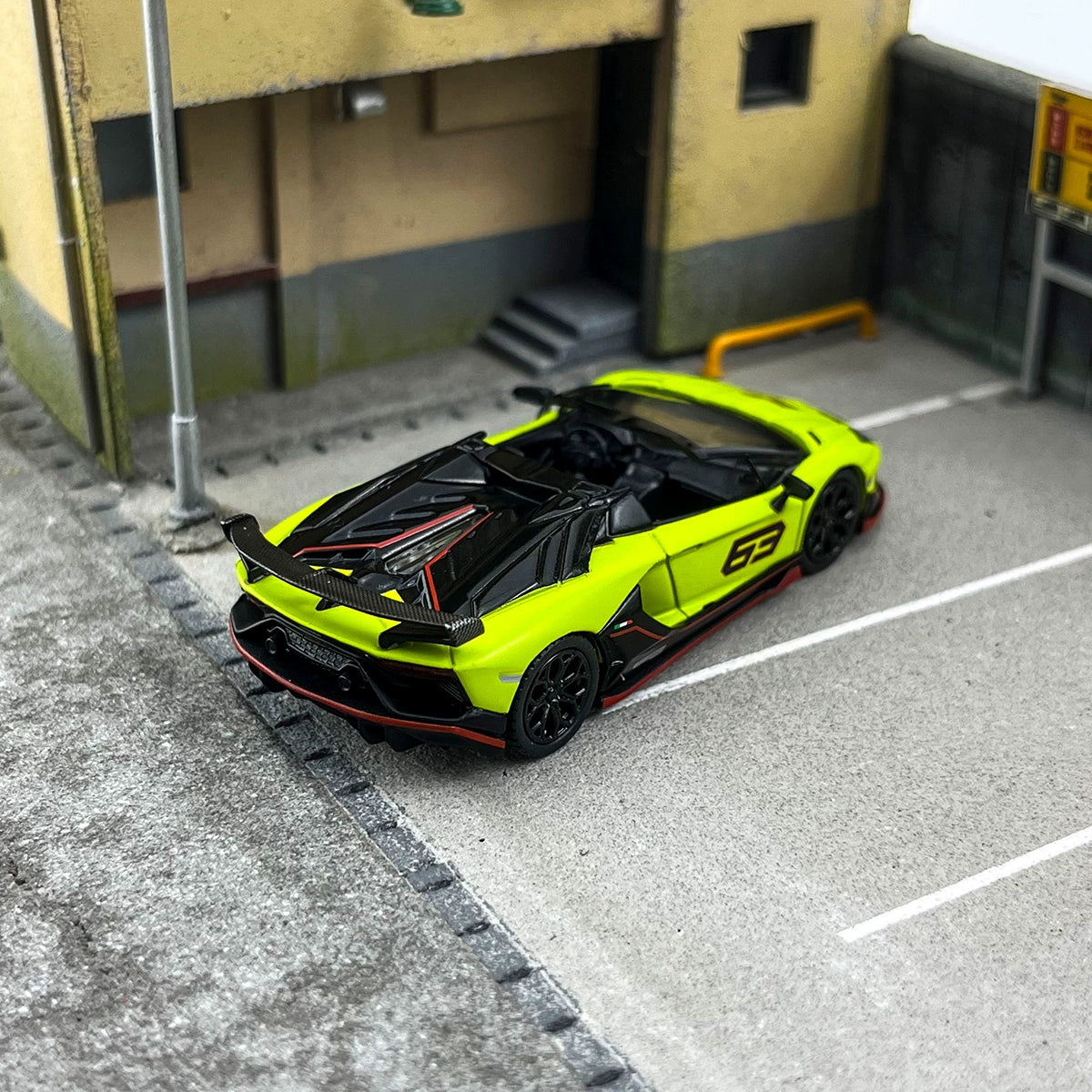 MINIGT 1:64 #887 Lamborghini Aventador SVJ 63 Alloy car model