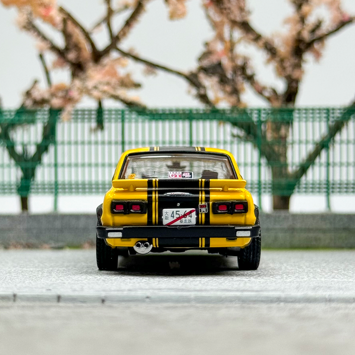 INNO 1:64 Nissan Skyline 2000 GT-R KPGC10 #23 Alloy car model