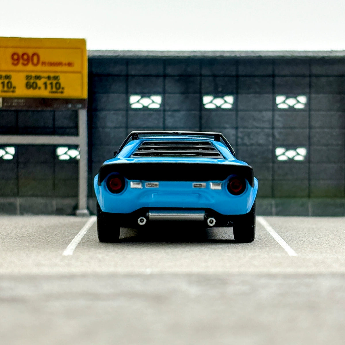 MINIGT 1:64 #624 Lancia Stratos HF Stradale Azzuro Chiaro Alloy car model