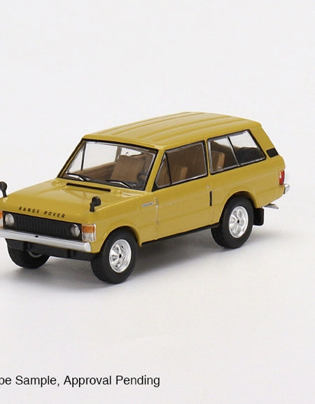 TSM MINIGT #495 1:64 Range Rover 1971 Bahama Glod Alloy car model