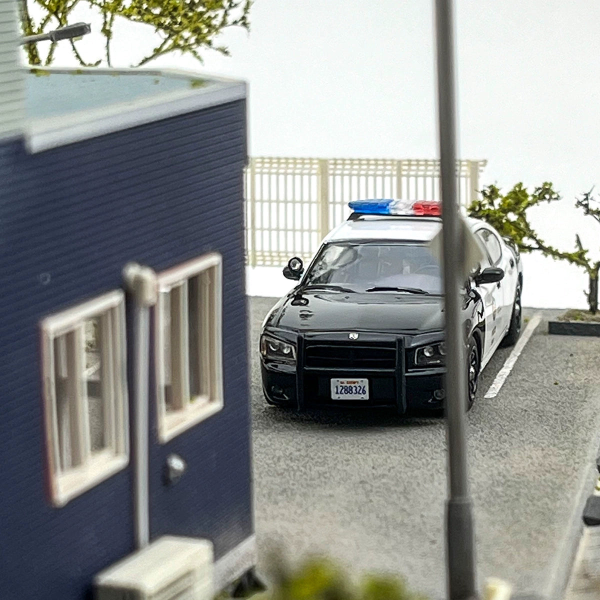 Rollin 1:64  Dodge Charger LAPD Alloy car model