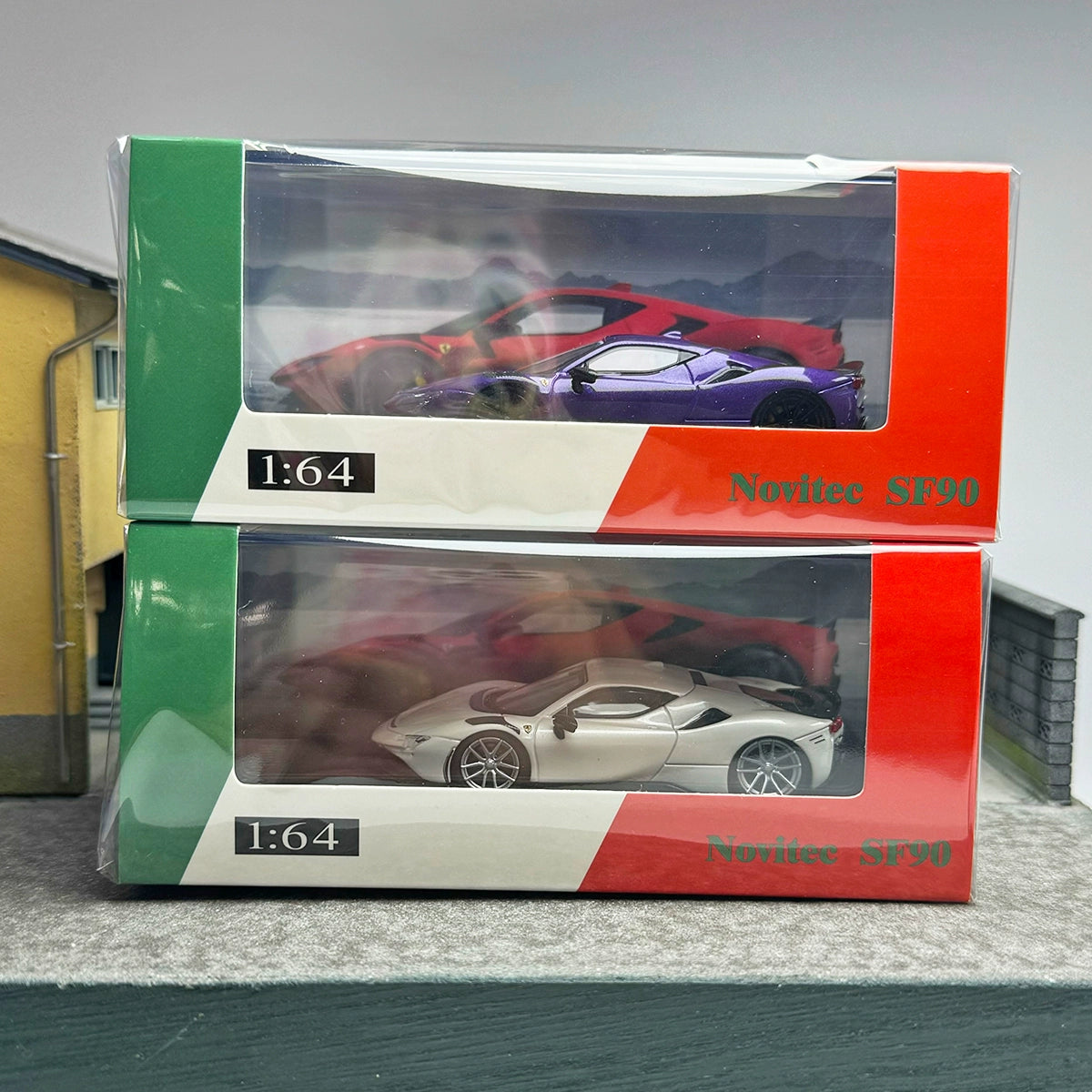 Fine model 1:64 Ferrari Novitec SF90 Alloy Car Model