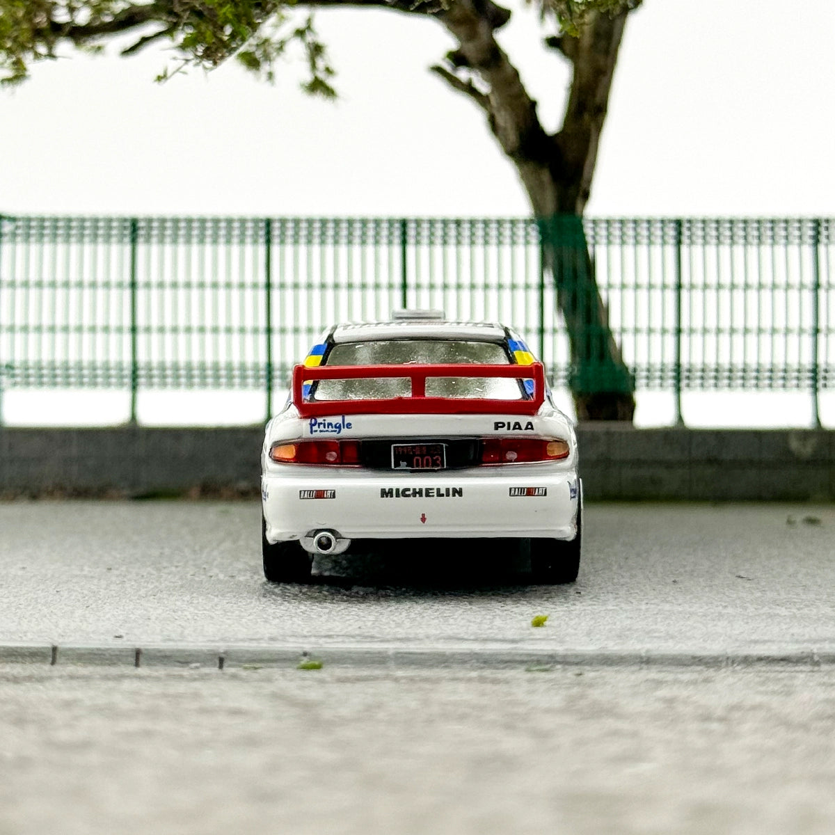 TW Tarmac Works 1:64 Mitsubishi Lancer Evo III #2 Hong kong-Beijing Rally1995 Winner Alloy car model