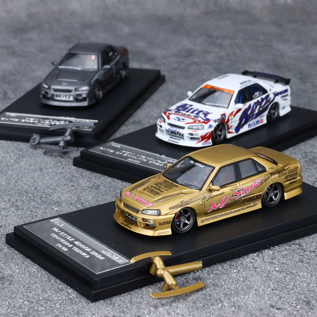 Mortal 1:64 Nissan ER34 Alloy car model