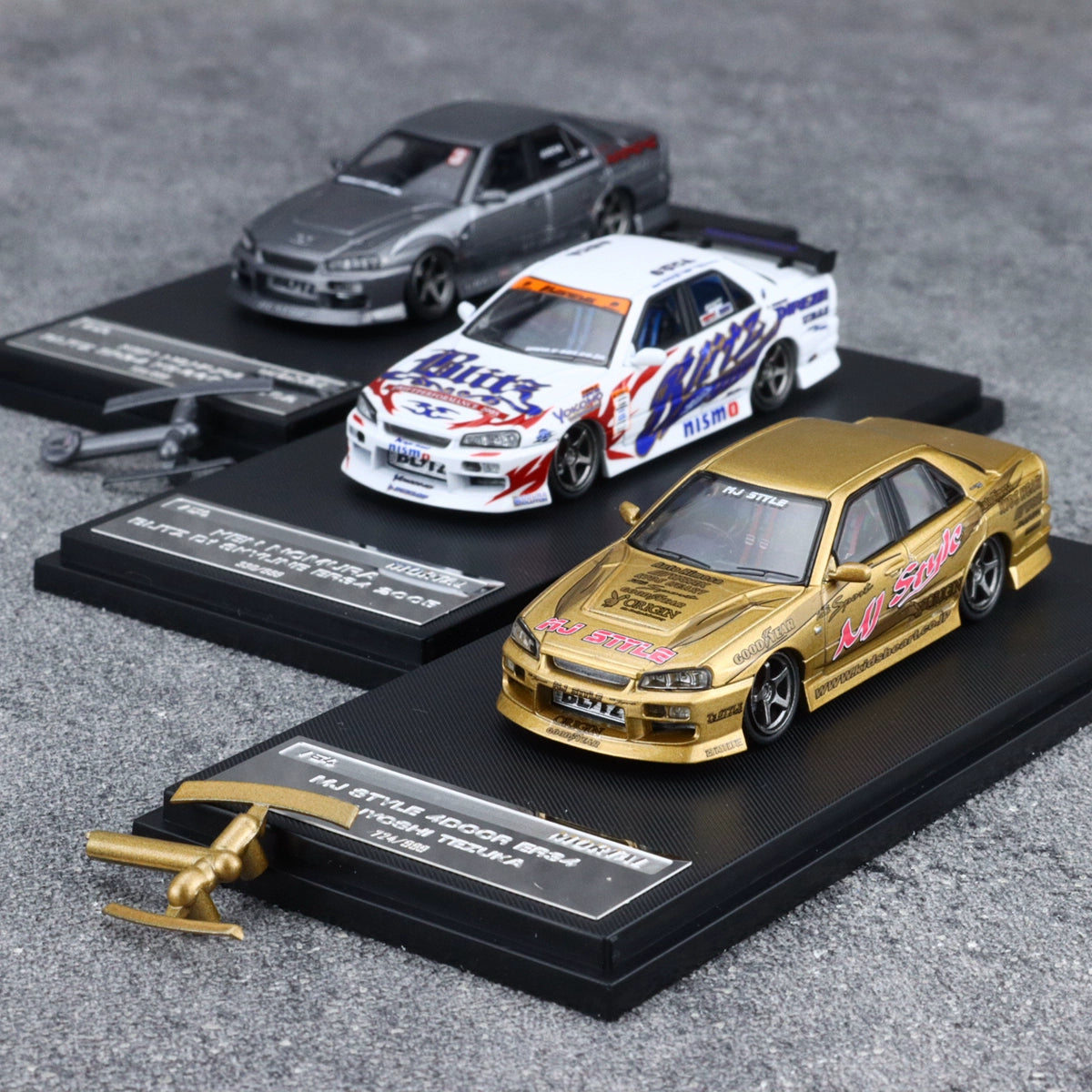 Mortal 1:64 Nissan ER34 Alloy car model