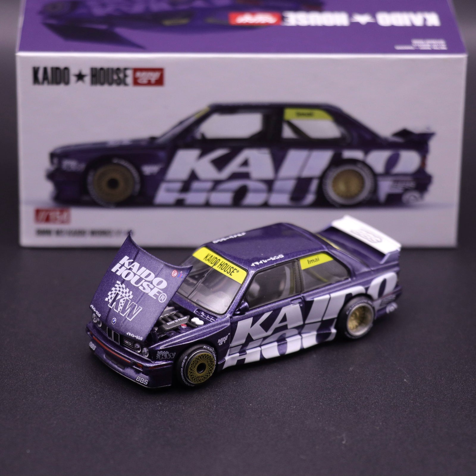 Kadio House MINIGT //154 BMW M3 (E30) Kaido Works V1 KHMG