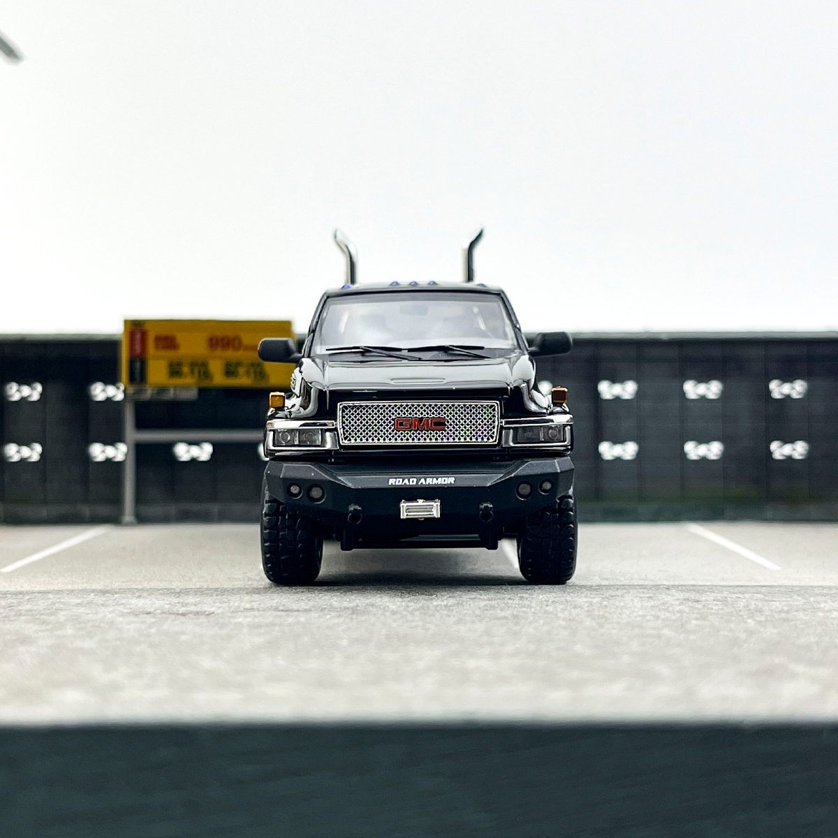 GOC Top Kick 1:64 Scale GMC C4500 Alloy Diecast Metal Pickup Truck Model - Beijing Expo Limited Collector's Edition (Premium Die-Cast Car Replica)