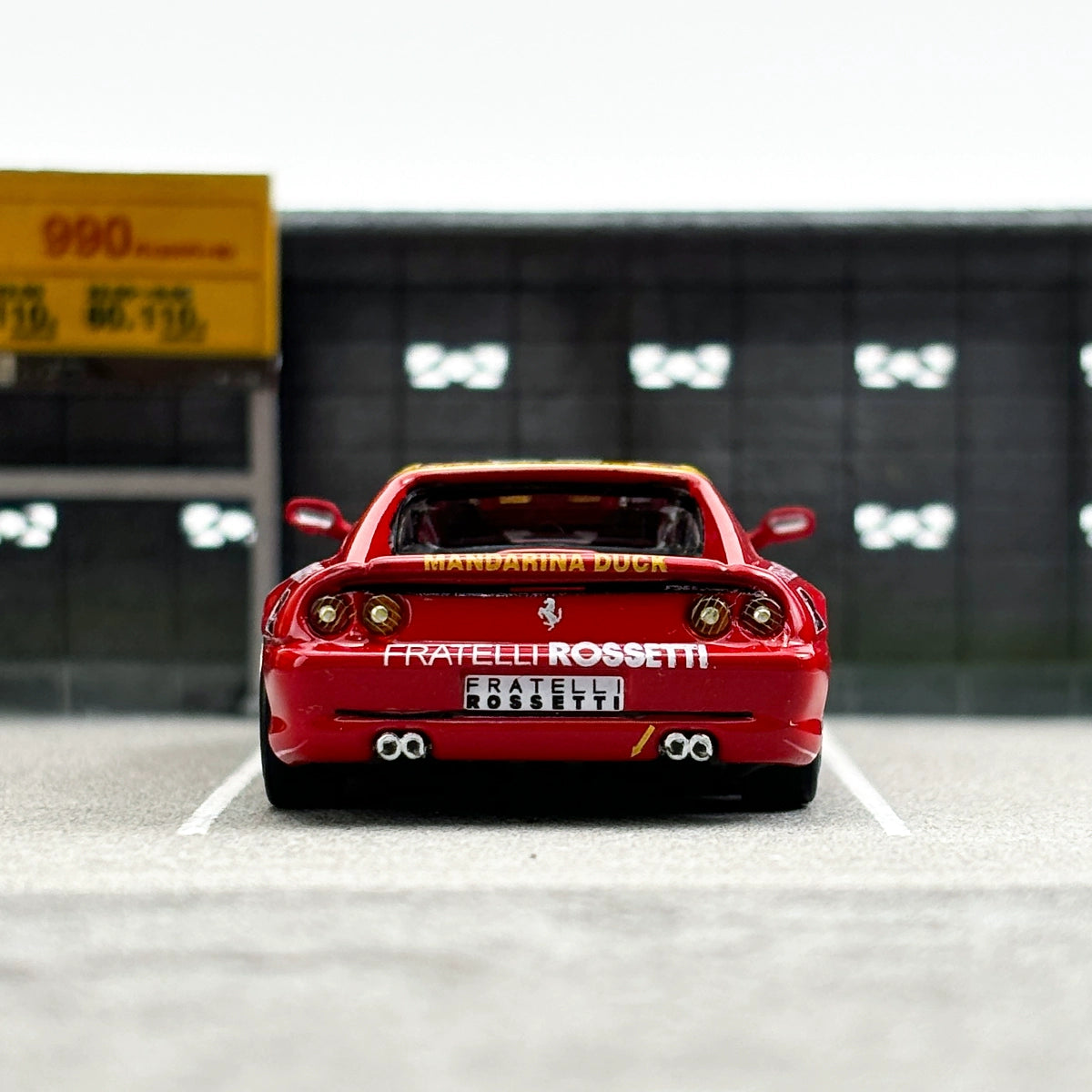 TW Tarmac Works 1:64 F355 Challenge Macau Super Car Race 1994 Winner Alloy car model