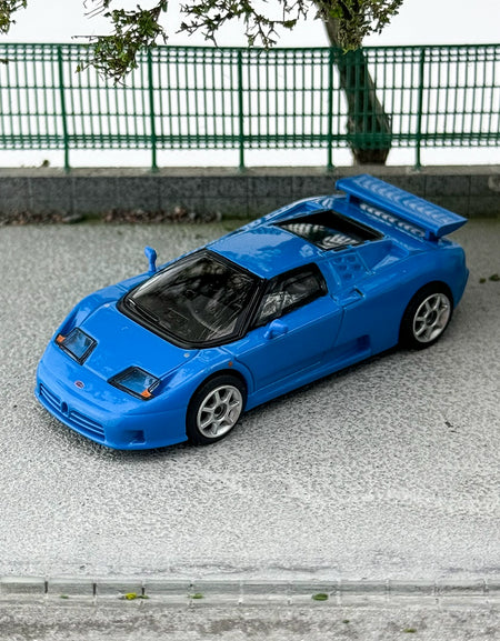 MINIGT #890 1:64 Bugatti EB110 Blue Super Alloy car model