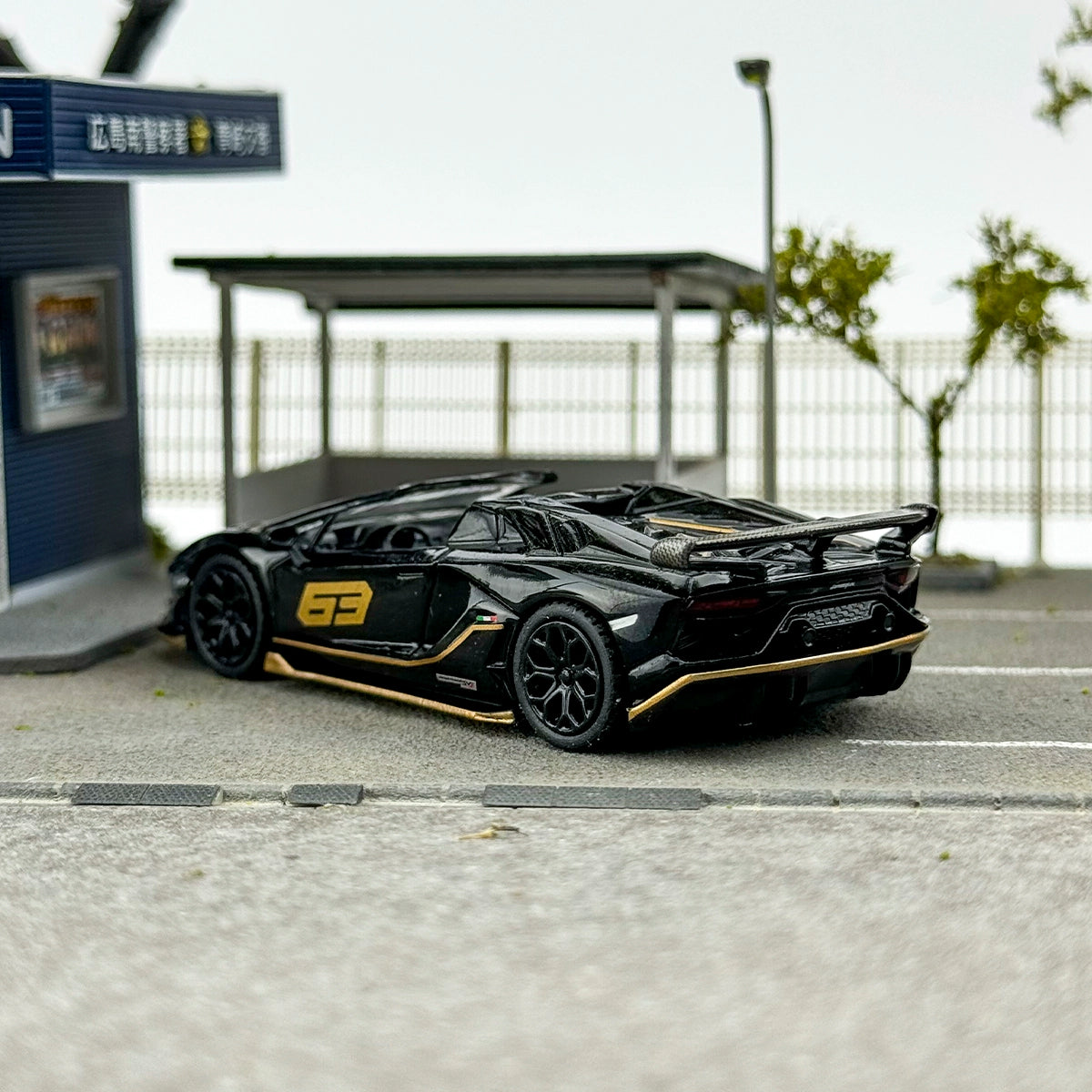 MINIGT 1:64 #803 Lamborghini Aventador SVJ 63 Alloy car model