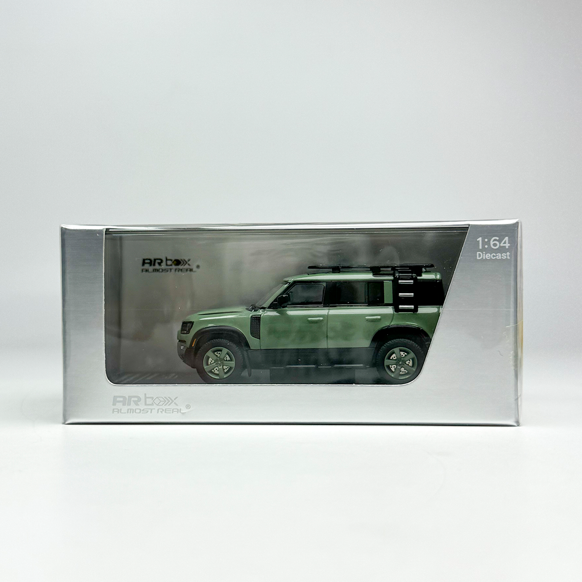 AR BOX Almost Real 1:64 Land Rover Defender 90/110 2023 Alloy car model