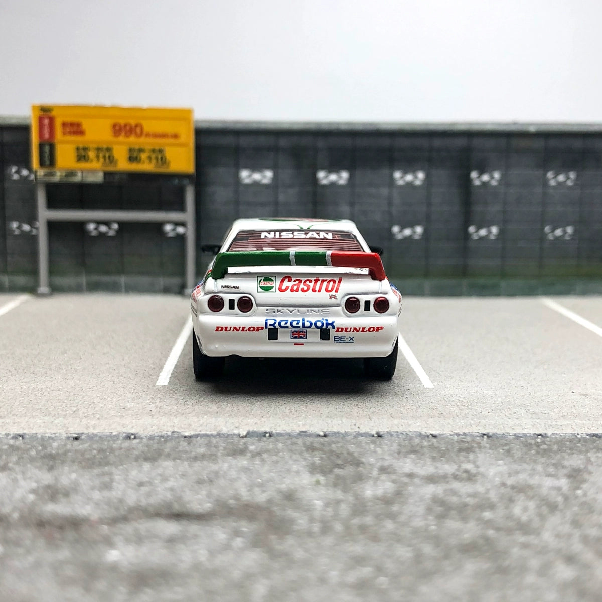 MINIGT 1:64 #592 Nissan Skyline GTR R32 Gr.A #23 1990 Macau Gua Race Winner Alloy car model