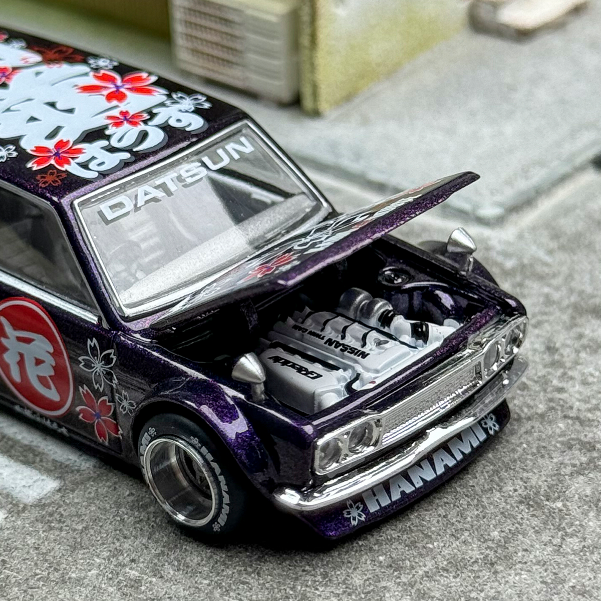 Kaido House MINIGT //114 1:64 Datsun 510 Wagon Hanam V3 Alloy car model