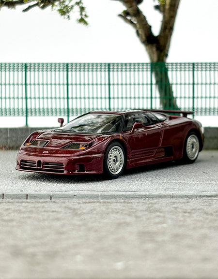 MINIGT 1:64 #806 Bugatti EB110 Dark Red Metailc Alloy car model