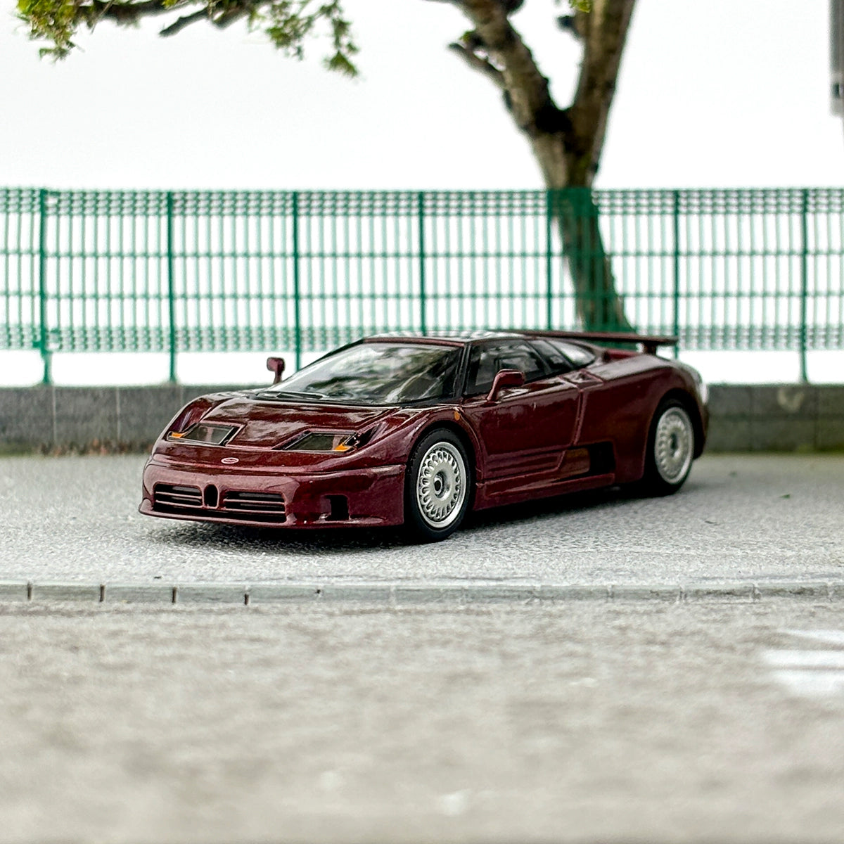 MINIGT 1:64 #806 Bugatti EB110 Dark Red Metailc Alloy car model