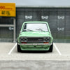 TW 1:64 Nissan Datsun 510 Green Alloy car model