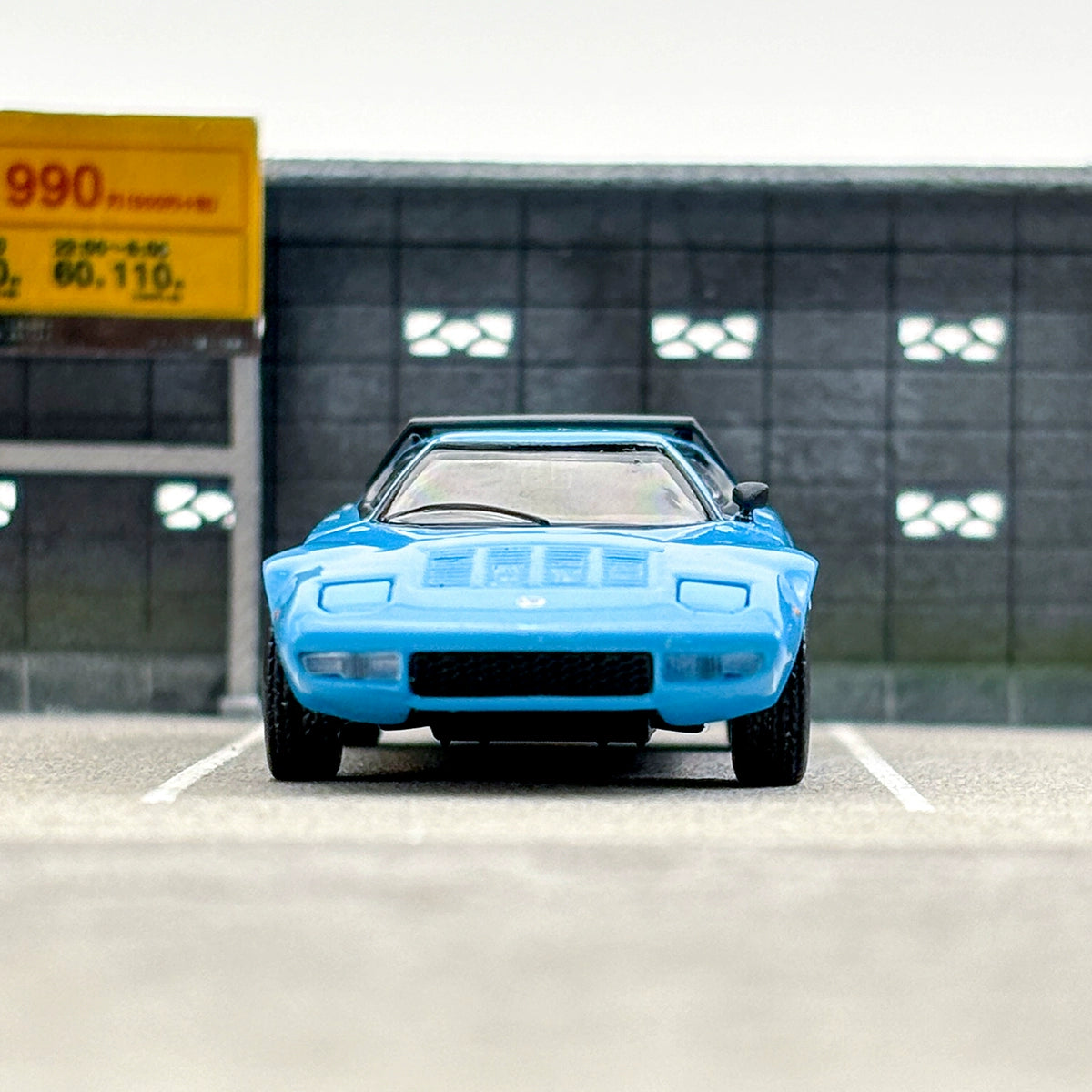 MINIGT 1:64 #624 Lancia Stratos HF Stradale Azzuro Chiaro Alloy car model