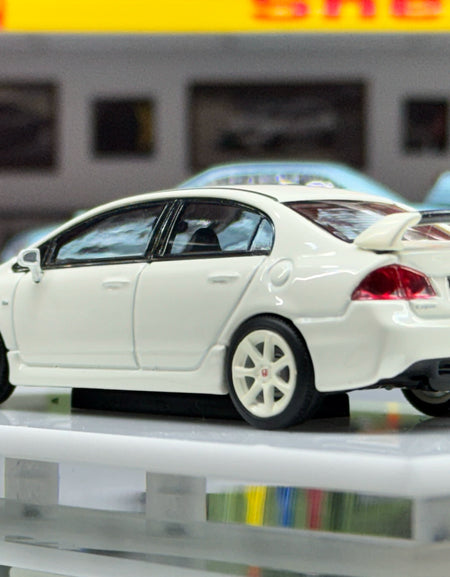 1:64 Motorhelix Honda Civic Type R FD2 Alloy car model