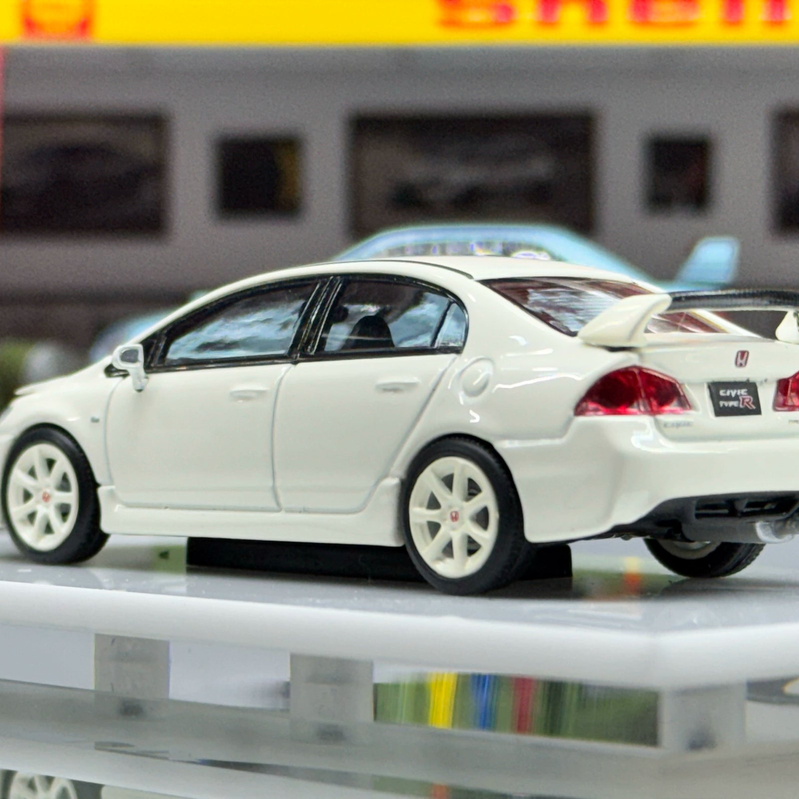 1:64 Motorhelix Honda Civic Type R FD2 Alloy car model