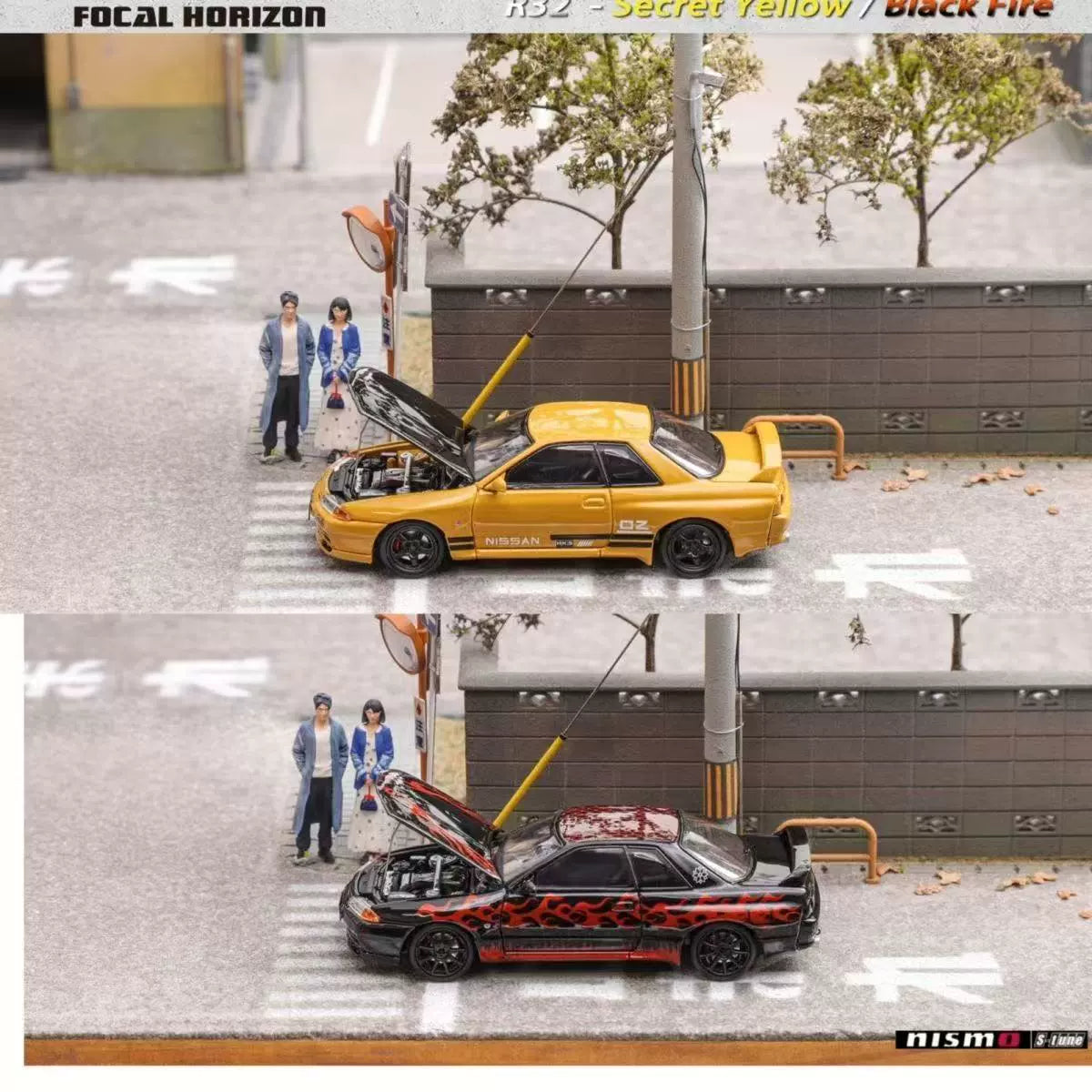 FH 1:64 Nissan GT-R R32 Nismo S-Tune Alloy car model