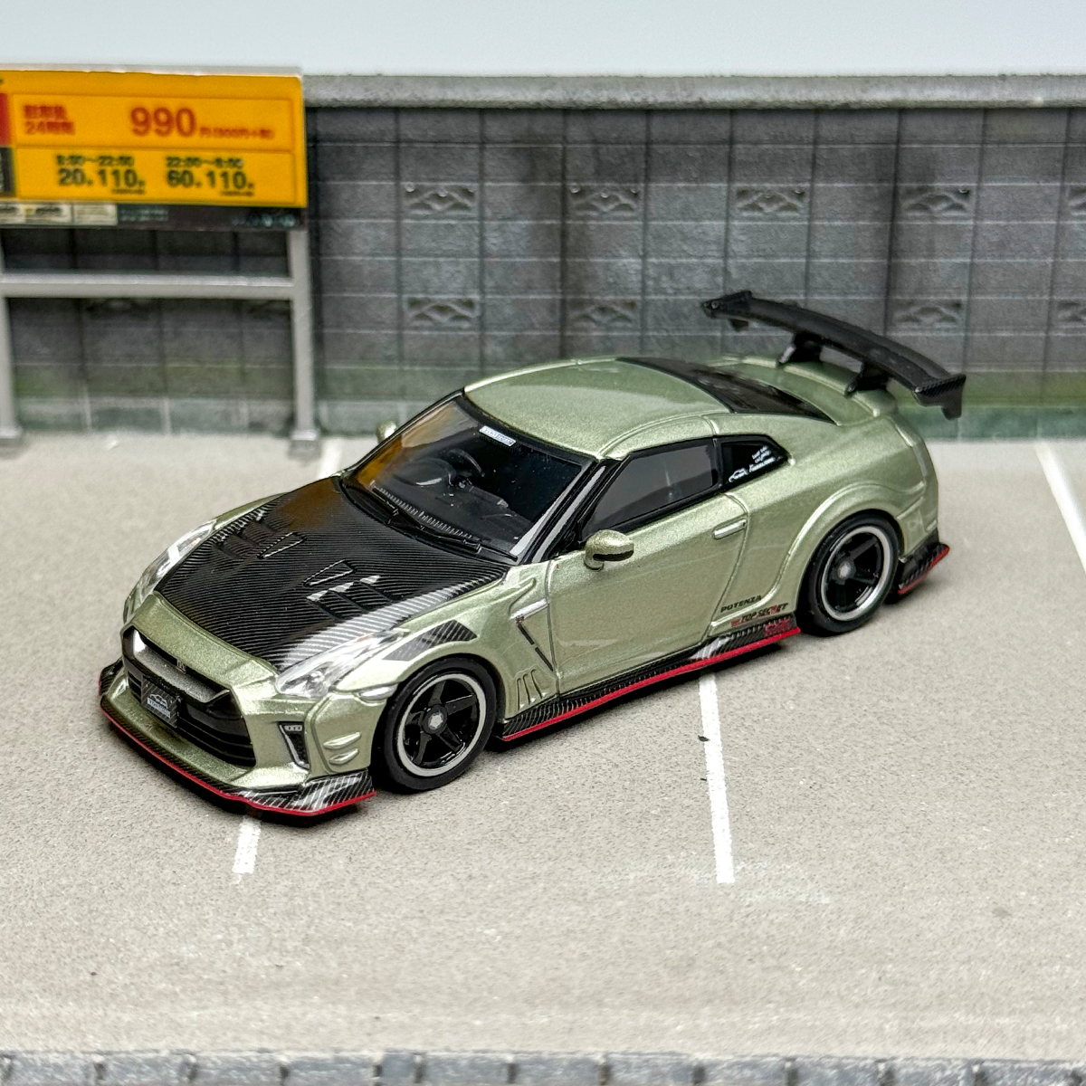 INNO 1:64 Nissan GT-R R34 R35 Malaysia Limited Edition, Simulation Car Model Alloy car model