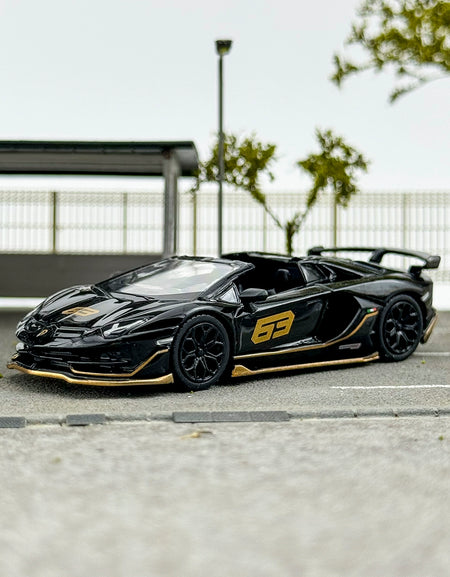 MINIGT 1:64 #803 Lamborghini Aventador SVJ 63 Alloy car model