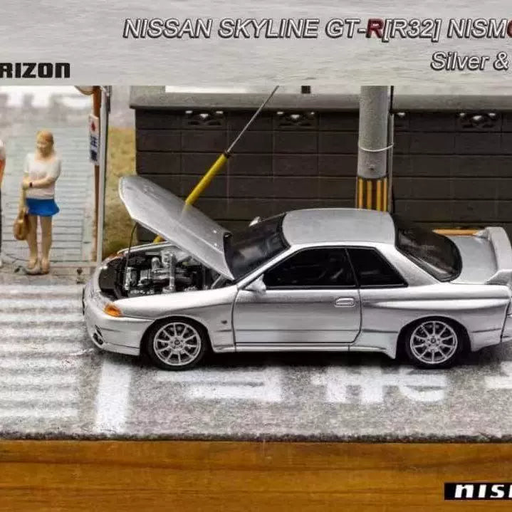 FH 1:64 Nissan GT-R R32 Nismo S-Tune Alloy car model