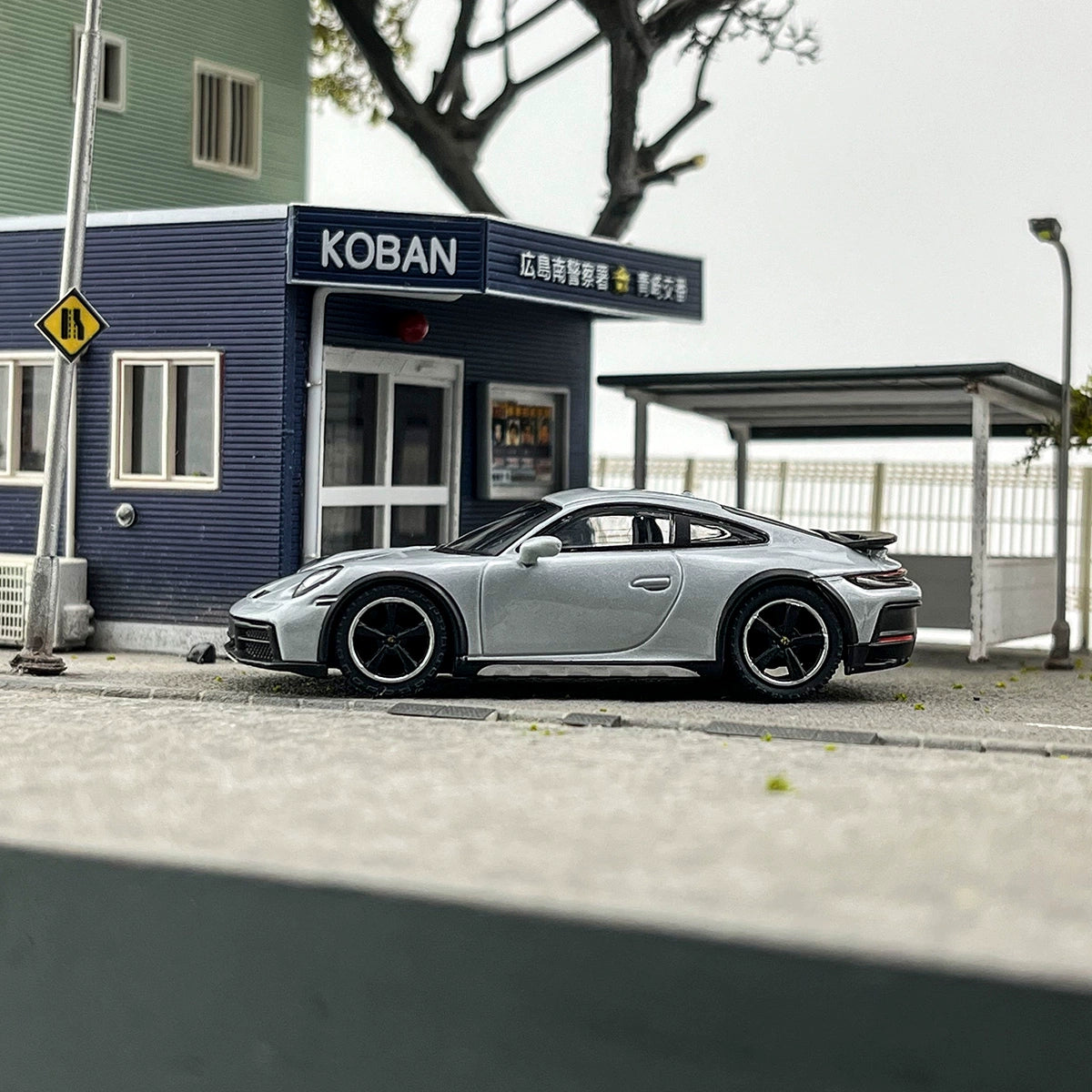 MINIGT 1:64 #891 Porsche 911 Daker Metal Gray Alloy Car Model