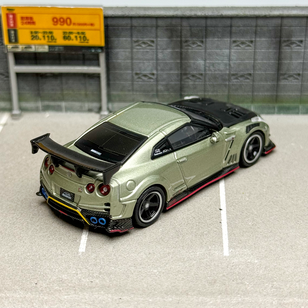 INNO 1:64 Nissan GT-R R34 R35 Malaysia Limited Edition, Simulation Car Model Alloy car model