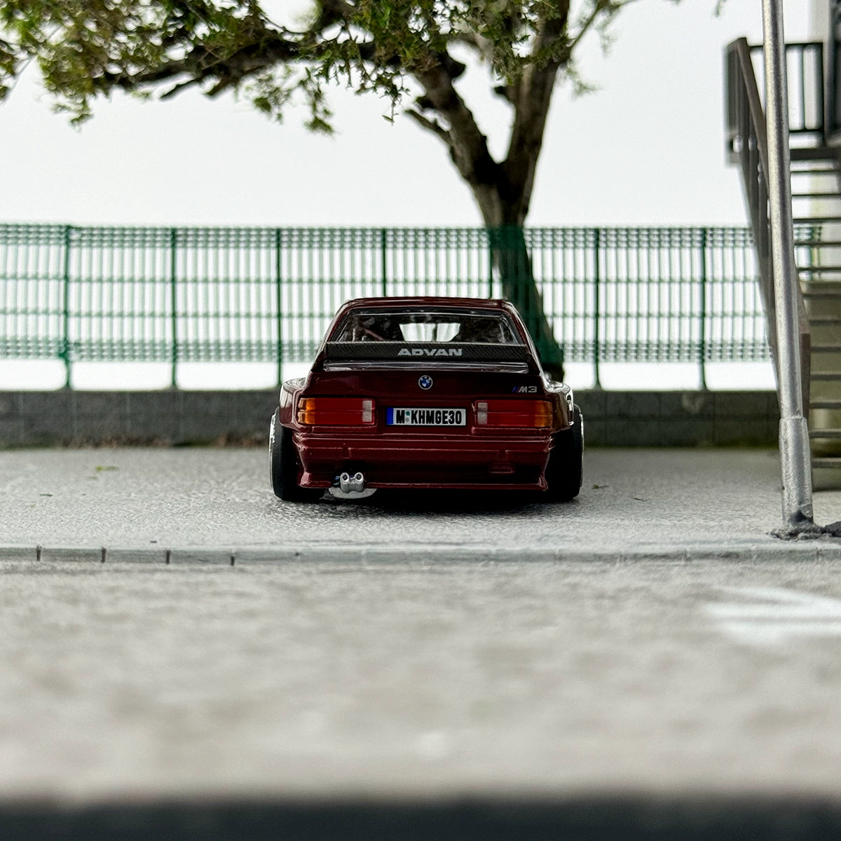 Kaido House MINIGT 1:64 #162 M3 E30 V1 RED  Alloy car model