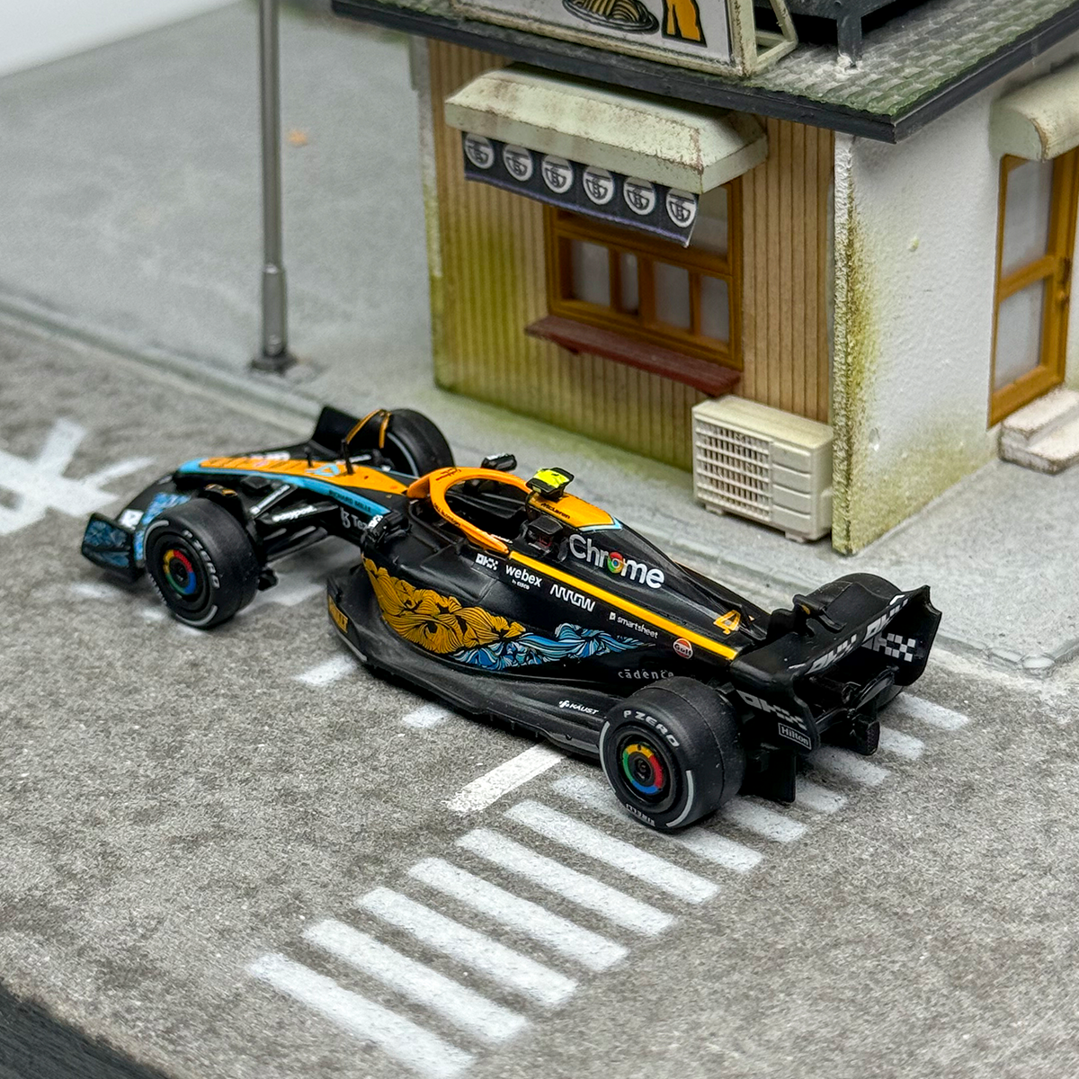 TW Tarmac Works 1:64 McLaren MCL36 Abu Dhabi Grand Prix 2022 Lando Norris F1 Alloy car model