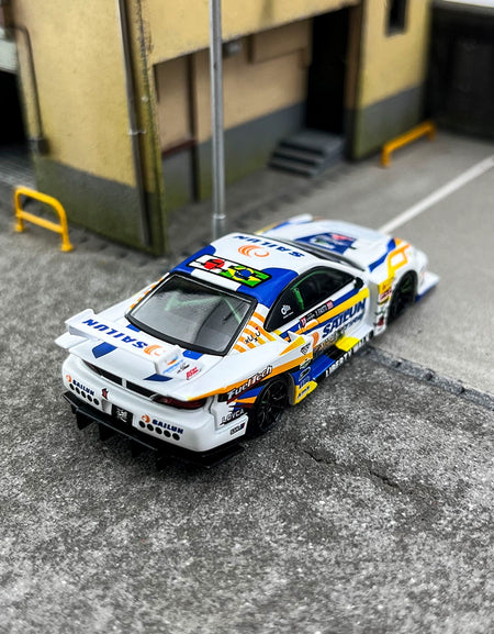 MINIGT 1:64 #895 Nissan LBWK S15 SILVIA Alloy car model