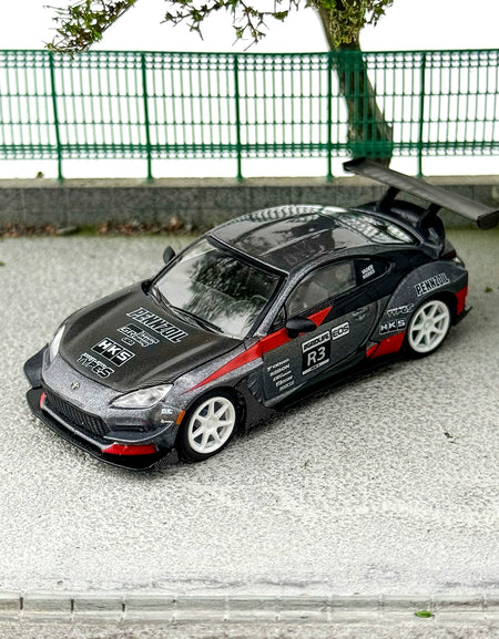 MINIGT 1:64 #820 TOYOTA GR86 HKS R3 Alloy car model