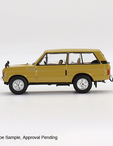 TSM MINIGT #495 1:64 Range Rover 1971 Bahama Glod Alloy car model